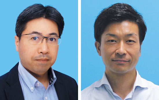 （左から）NTTドコモ ネットワーク開発部 E2Eオーケストレーション 担当部長 鈴木啓介氏、同 主査 尾本泰輔氏