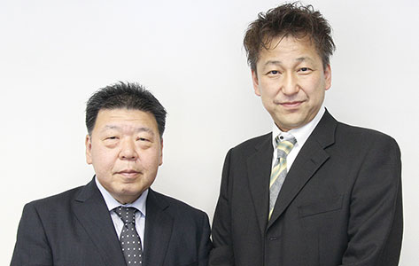 JSecurity 第二事業部 事業部長 崎山秀文氏（右）、第二事業部 副事業部長 北本雅也氏（左）