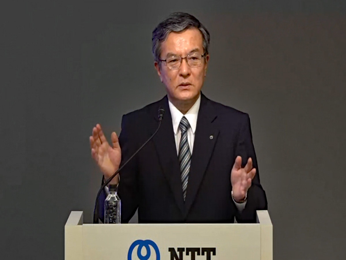 NTT島田新社長が就任会見「コミュニケーションをつなぐ会社からデータをつなぐ会社に転換」
